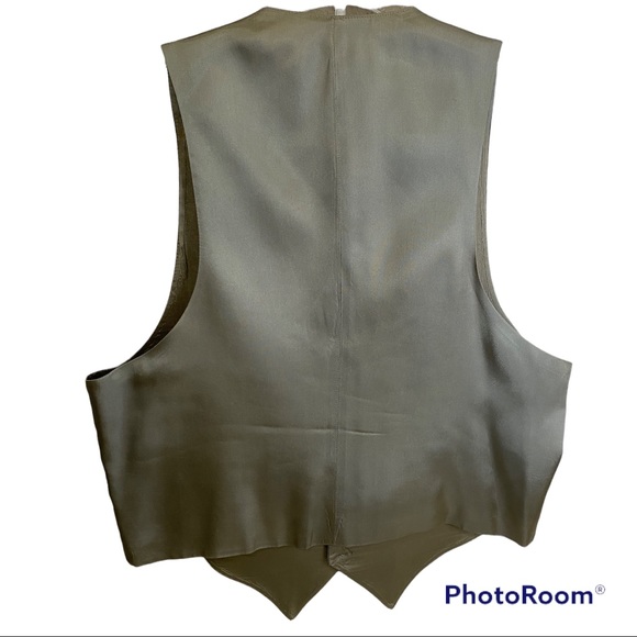 WEAR MANY WAYS Charcoal grey pinstripe vest - Picture 8 of 10